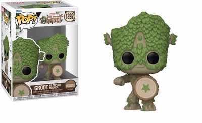 Фігурка Funko Pop Марвел Грут We are Groot Groot Captain America 10 см FP WG GA 1392