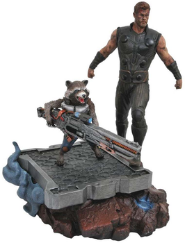 Фігурка Diamond Select Toys Marvel Premier Avengers 3 Thor and Rocket 30 см (699788828564)