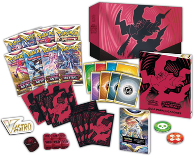 Zestaw kart Bandai Spanish Pokemon Sword and Shield Resplandor Astral Elite Trainers Box (820650502736)