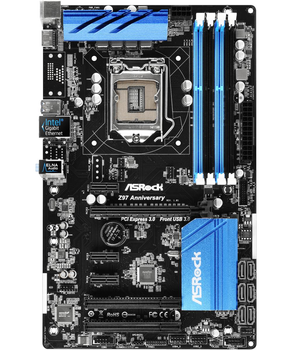 Материнська плата ASRock Z97 Anniversary (s1150, Intel Z97, PCI-Ex16) (б/в)