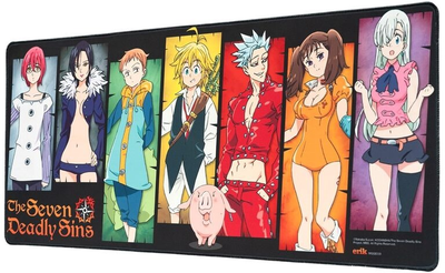 Podkładka gamingowa Grupo Erik Seven Deadly Sins 80 x 35 cm (8435497272272)