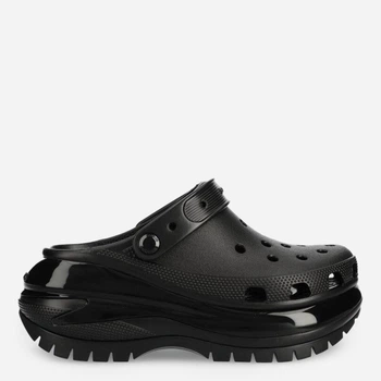 Женские кроксы Crocs Classic Mega Crush Clog 207988-001 41-42 (M8/W10) 26 см Черные (1962651037066)