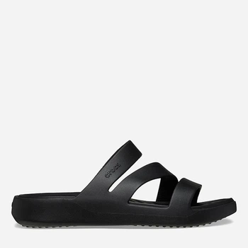 Жіночі шльопанці для пляжу Crocs Getaway Strappy W 209587-001 39-40 (W9) 25 см Black (196265540747)