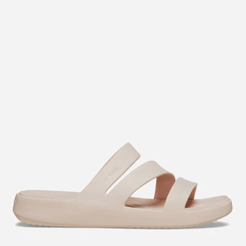 Жіночі шльопанці для пляжу Crocs Getaway Strappy Sandal 209587-6UR 41-42 (W10) 26 см Quartz (196265541157)