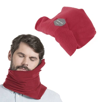 Подушка-шарф дорожній Travel Pillow для подорожей Бордова