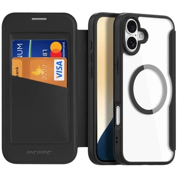 Чехол-книжка Dux Premium Ducis Skin X Pro with MagSafe для Apple iPhone 16 (6.1") Black