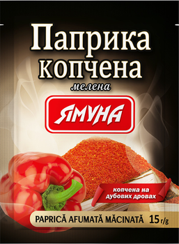 Паприка копченая молотая 15гр Ямуна (4823079107533)