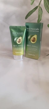 Сонцезахисний крем Farmstay Real Avocado Essential Sun Cream SPF50+ з авокадо 70 мл