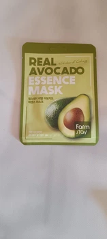 Маска тканинна для обличчя FarmStay Real Avocado Essence Mask з екстрактом авокадо 23 мл