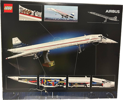 Zestaw klockow LEGO Icons Concorde 2083 elementy (10318) (955555907672933) - Outlet