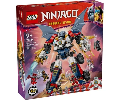Конструктор LEGO Ninjago 4 в 1 Ультраобъединительный робот Зейна