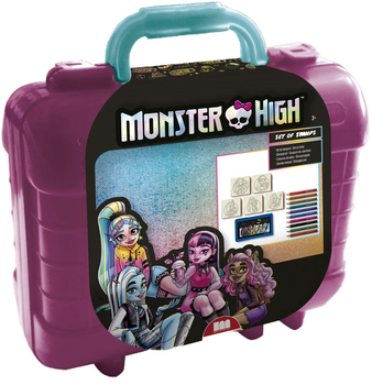 Набір для творчості Multiprint Monster High у валізці 19 предметів (8009233428690)