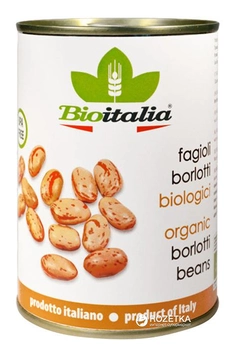 Фасоль Bioitalia Borlotti 400 г (8024046004404)