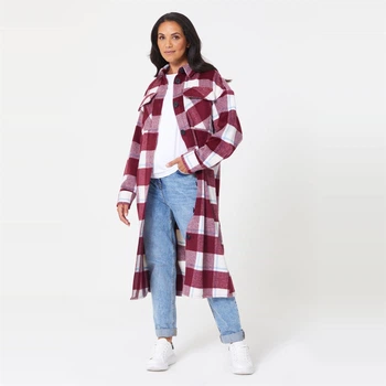Куртка Be You Longline Check Shacket 2XL