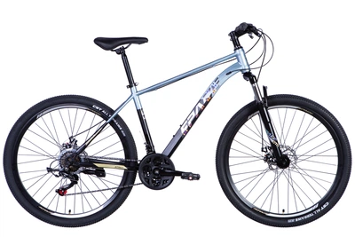 Велосипед SPACE 27.5" NEPTUNE (035) AM DD тріскачка рама-18" сіро-чорний 2024