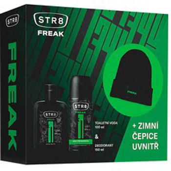 Zestaw męski STR8 Freak Woda toaletowa 100 ml + Dezodorant 150 ml + Czapka (8592297009436)