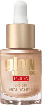 Rozświetlacz do twarzy Pupa Glow Obsession Liquid 002 Moon Light 13.5 ml (8011607306213)