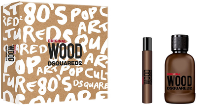 Zestaw męski Dsquared2 Wood Woda perfumowana 100 ml + Miniaturka Woda perfumowana 10 ml (8011003889525)