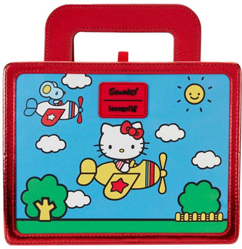 Notatnik Loungefly Hello Kitty 50th Anniversary Classic Lunchbox w linie (671803490659)