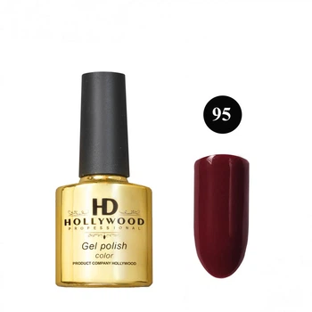 Гель лак HD Hollywood 95 Бордовый Плотный 8 ml