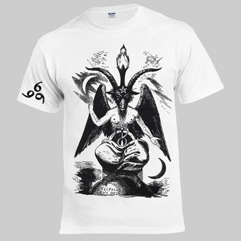 Футболка Talisman Baphomet "Крест Левиафана" Белый S (GIL313)