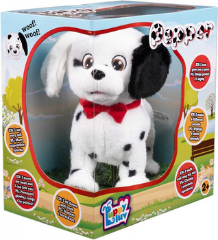 Інтерактивна іграшка TM Toys Puppy Luv Пеппер Біло-чорний (5904754608657)