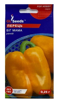 Насіння Перець солодкий Біг мама 0,25г, GL Seeds