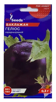 Насіння Баклажан Геліос 0,3г, GL Seeds