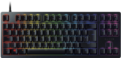Ігрова клавіатура Razer Huntsman Tournament Edition / Механічна / Red Switch / RGB підсвітка / UKR / Black (RZ03-03080800-R3W1) Б/В