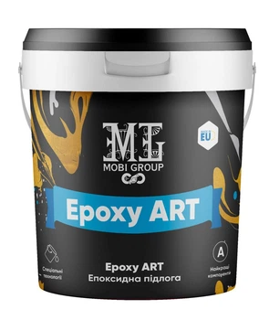 Эпоксидный наливной пол EPOXY ART 10 кг Серая