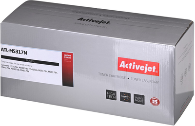 Картридж Activejet для Lexmark MS317dn, MX317dn, MS417dn Black (ATL-MS317N)