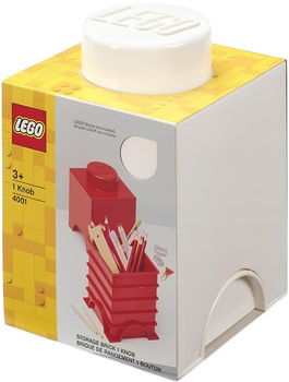 Pojemnik LEGO Room Copenhagen Storage Brick 1 White (40011735)