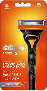 Станок для гоління чоловічий (Бритва) Gillette Fusion5 з 2 змінними картриджами (7702018866946)