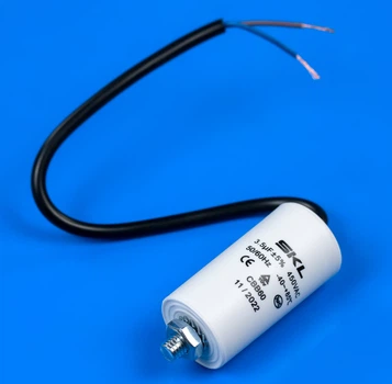 Конденсатор 3,5 Mf 450V с проводом SKL