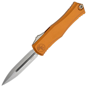 Нож автоматический Microtech Hera II Double Edge (длина: 240мм, лезвие: 100мм), коричневый