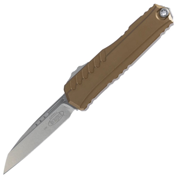 Нож автоматический Microtech Cypher II (длина: 216мм, лезвие: 89мм), коричневый