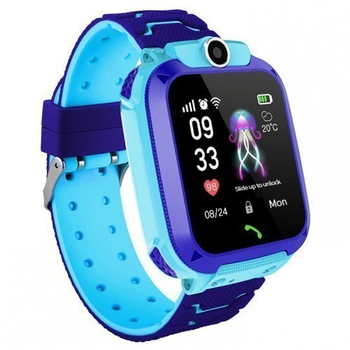 Детские Смарт Часы Smart Watch Q12U SIM /LBS Синие