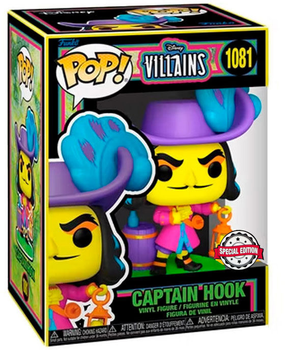 Figurka Funko Pop! Disney Villains Hook Black Light Exclusive 9 cm (889698603959)