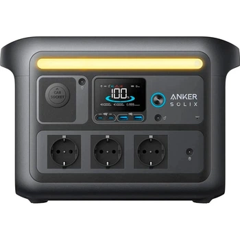 Зарядна станція Anker Solix C800X / 1200 Вт / 768 Вт⋅год / LiFePO4 (A1755311)