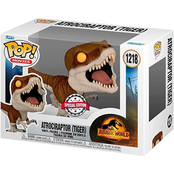 Figurka Funko Pop! Jurassic World 3 Atrociraptor Tiger Exclusive 9 cm (889698552929)