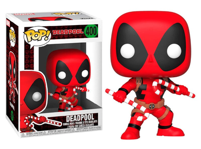 Figurka Funko Pop! Marvel Holiday Deadpool with Candy Canes 8 cm (889698339858)