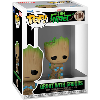 Фігурка Funko Pop! Marvel I am Groot Groot with Grunds 9 см (889698706520)