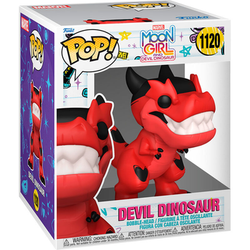 Фігурка Funko Pop! Marvel Moon Girld and Devil Dinosaur Devil Dinosaur 15 см (889698656733)