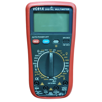 Цифровой мультиметр ACV Pro 61 A Plus Тестер вольтметр с термопара (44405IM)