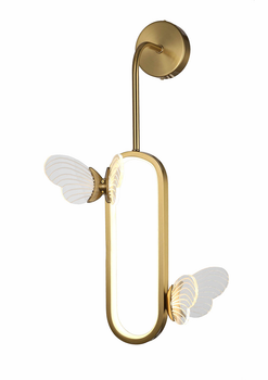 Бра светодиодное 6.5W Levistella с овальным плафоном 4500К бронза IP20 918VP108 BRZ
