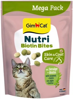 Вітаміни Gimborn GimCat Nutri Biotin Bites для котів для покращення стану шерсті та шкіри 425 г (4002064419701)