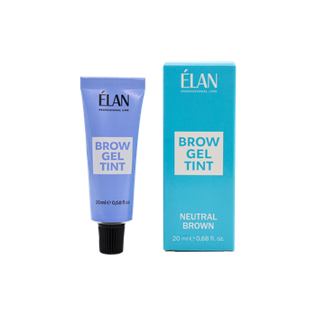 Гель-фарба для брів Elan Neutral Brown 20мл туба