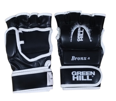 Перчатки MMA GREEN HILL BRONX синтетическая кожа черный size S