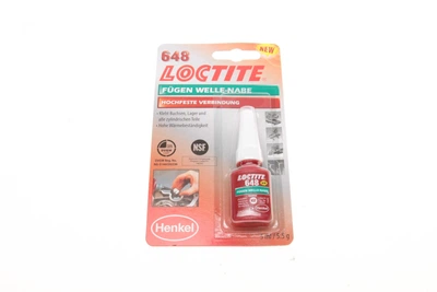 LOCTITE 648, 5ML Фіксатор анаеробний вал-втулковий зелений високої фіксації проміжок 0.15 - 1804041 HENKEL