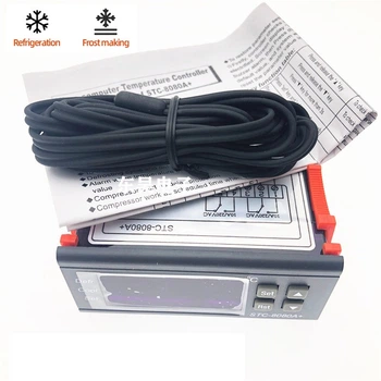 Терморегулятор термостат з датчиком STC-8080A+, 220V